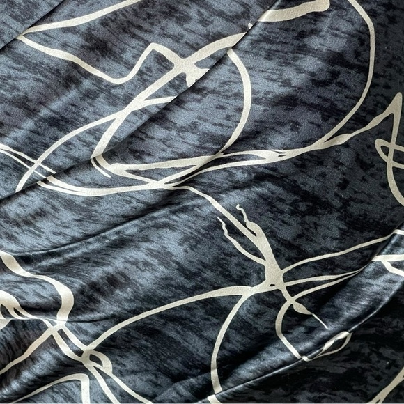 Vera Wang Lavender Label Women’s Gray Silk Strapless Dress Size 8 - Picture 9 of 13